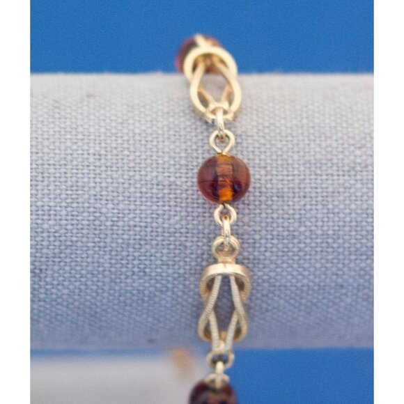 7", Avon Jewelry, Square Knot Bracelet, Knot Bracelet - D8 - Picture 2 of 3